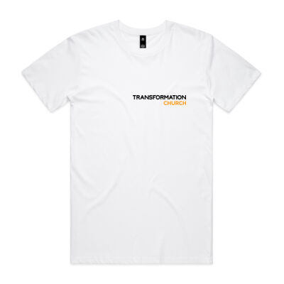 Mens Transformation Tee - black logo Thumbnail