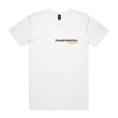 Mens Transformation Tee - black logo Thumbnail